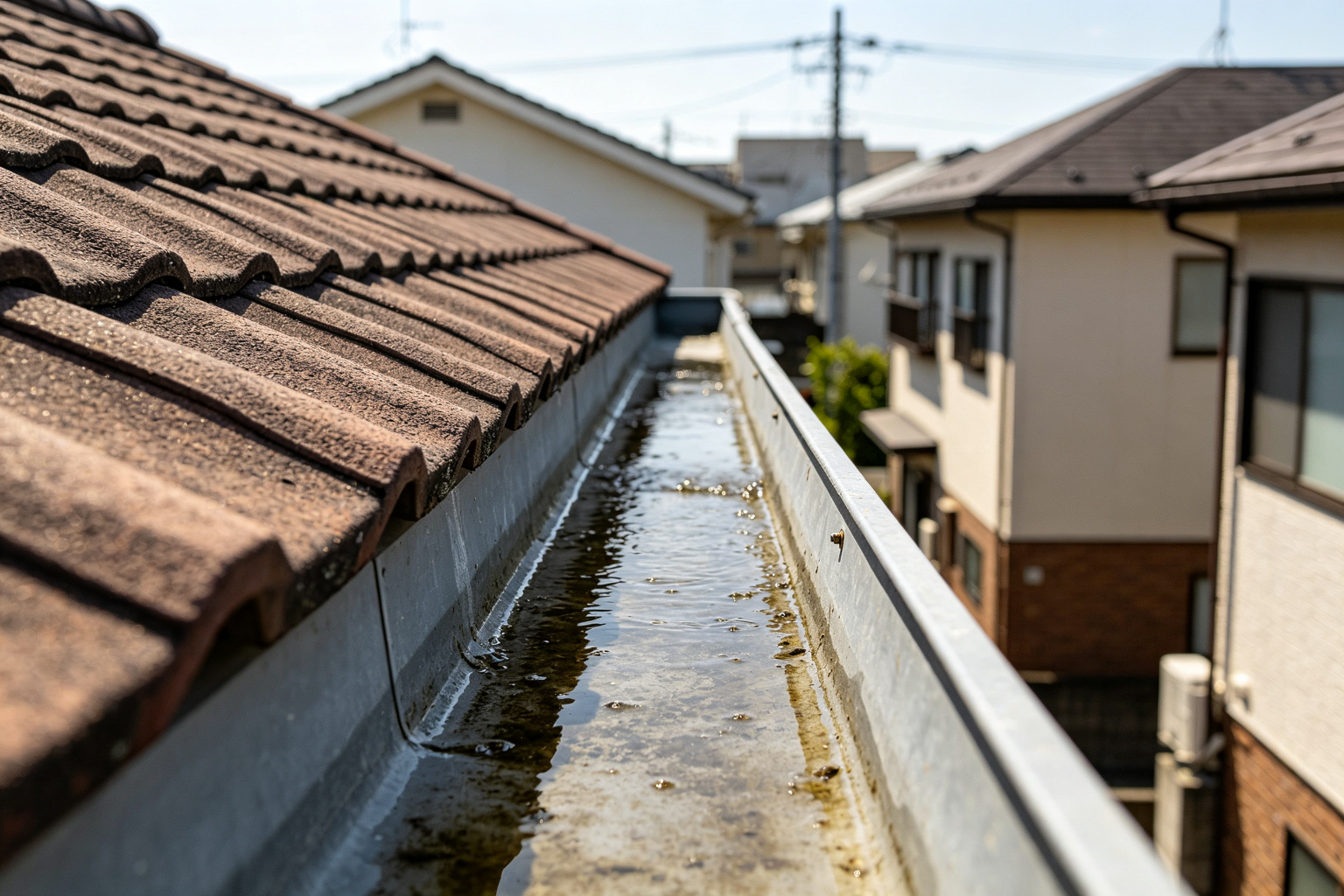 屋顶防水施工完成效果